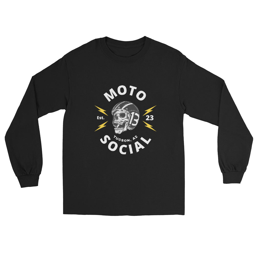 Men’s Long Sleeve Moto Social Shirt