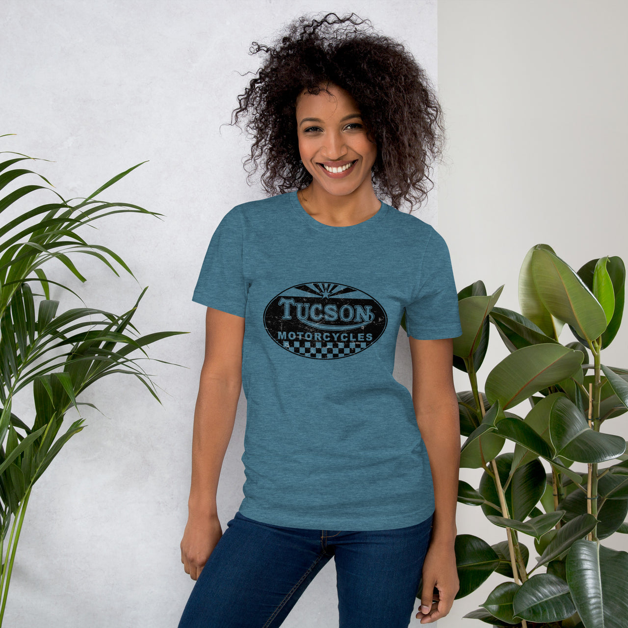 Unisex Tucson Tri blk t-shirt