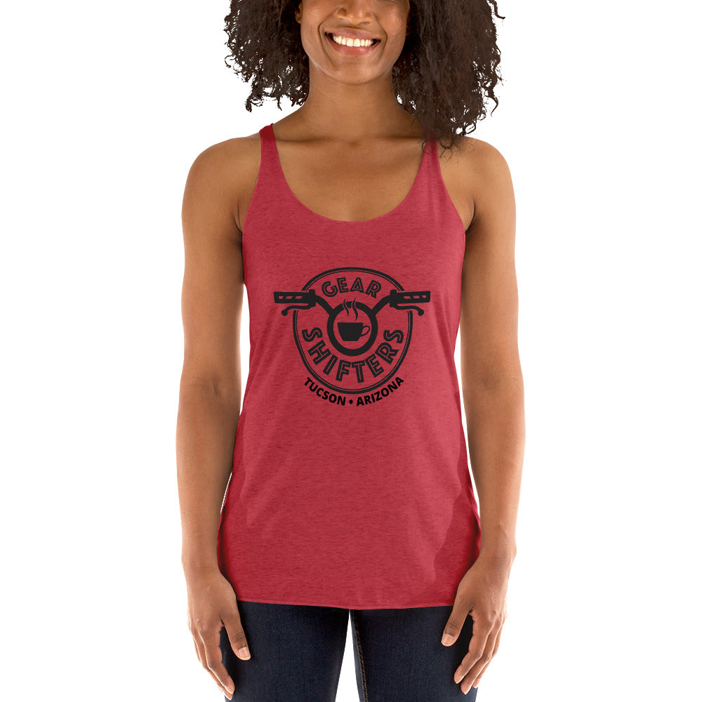 Women's Racerback Gear Shifters blk Tank